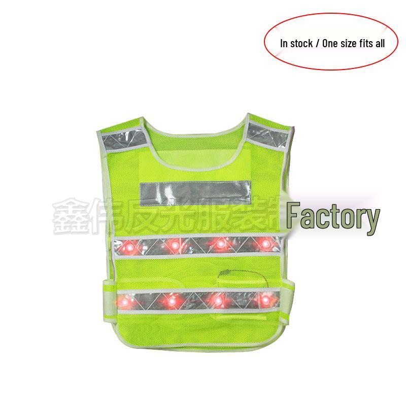 High-Visibility Reflective Safety Vest for Traffic and Construction Workers