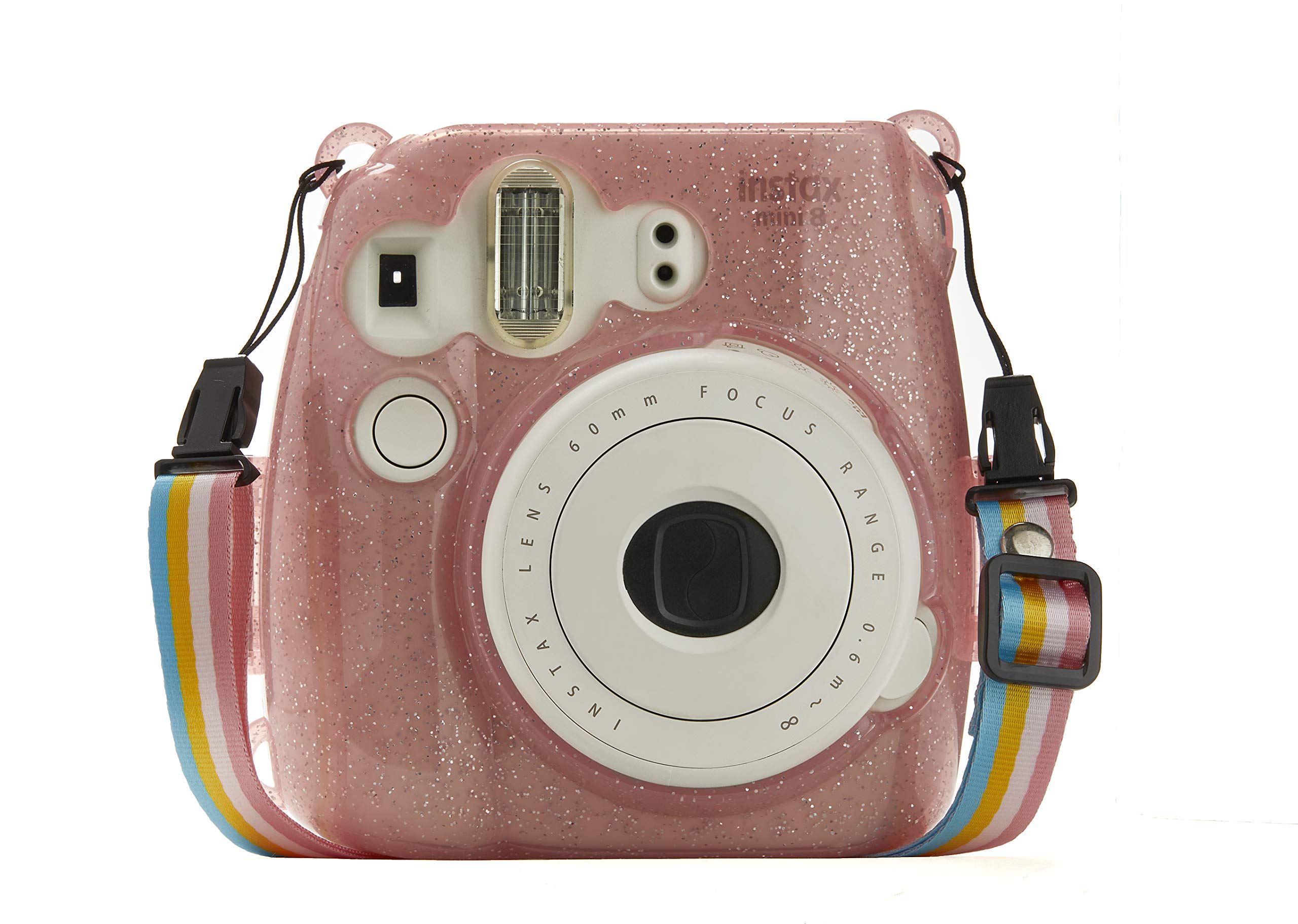 

Жорсткий блискучий чохол для камери Fuji Instax Mini - рожевий фламінго, найвища цінність!