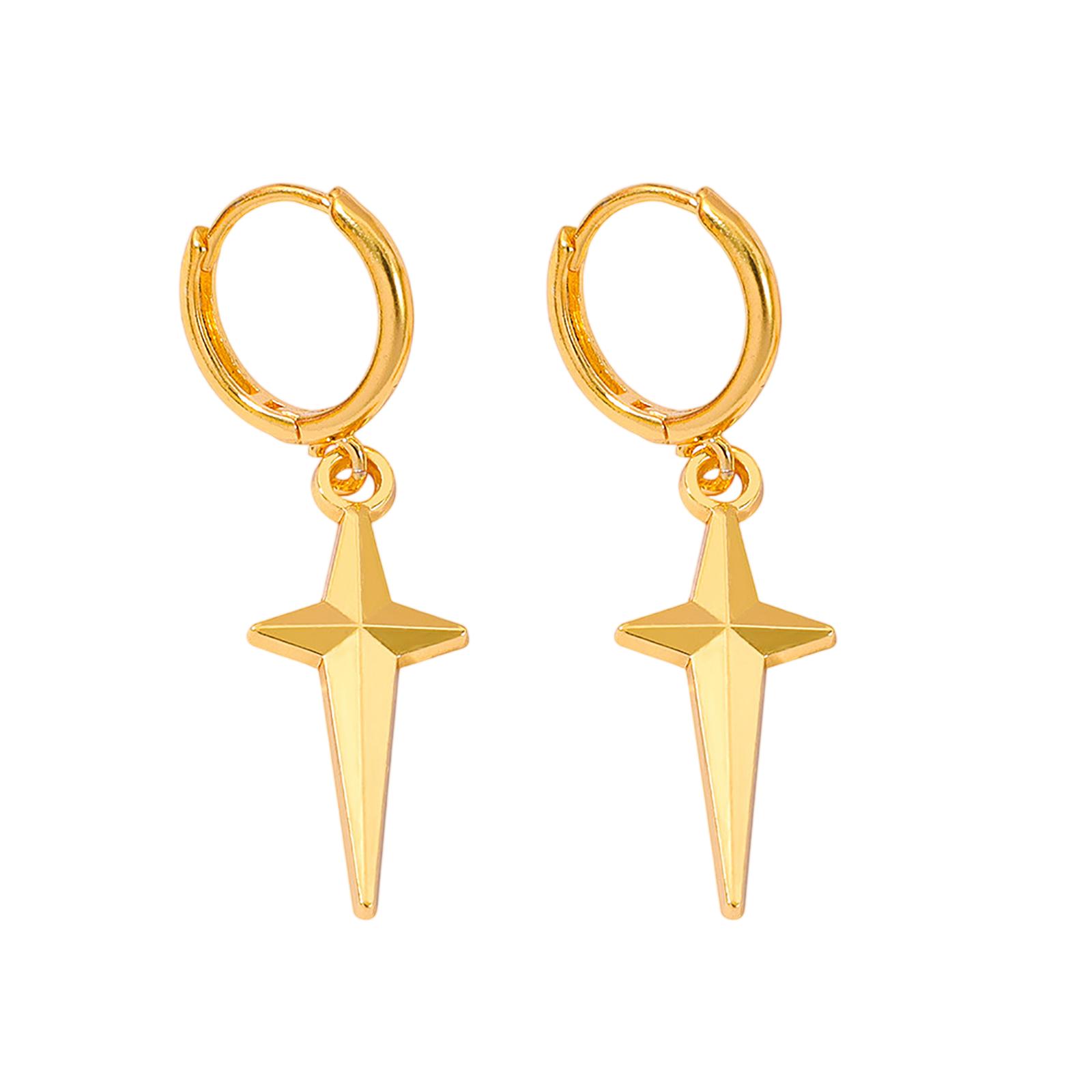 

Fashion Earrings And Studs Set Metal Jewelry Accessories One Size золотой