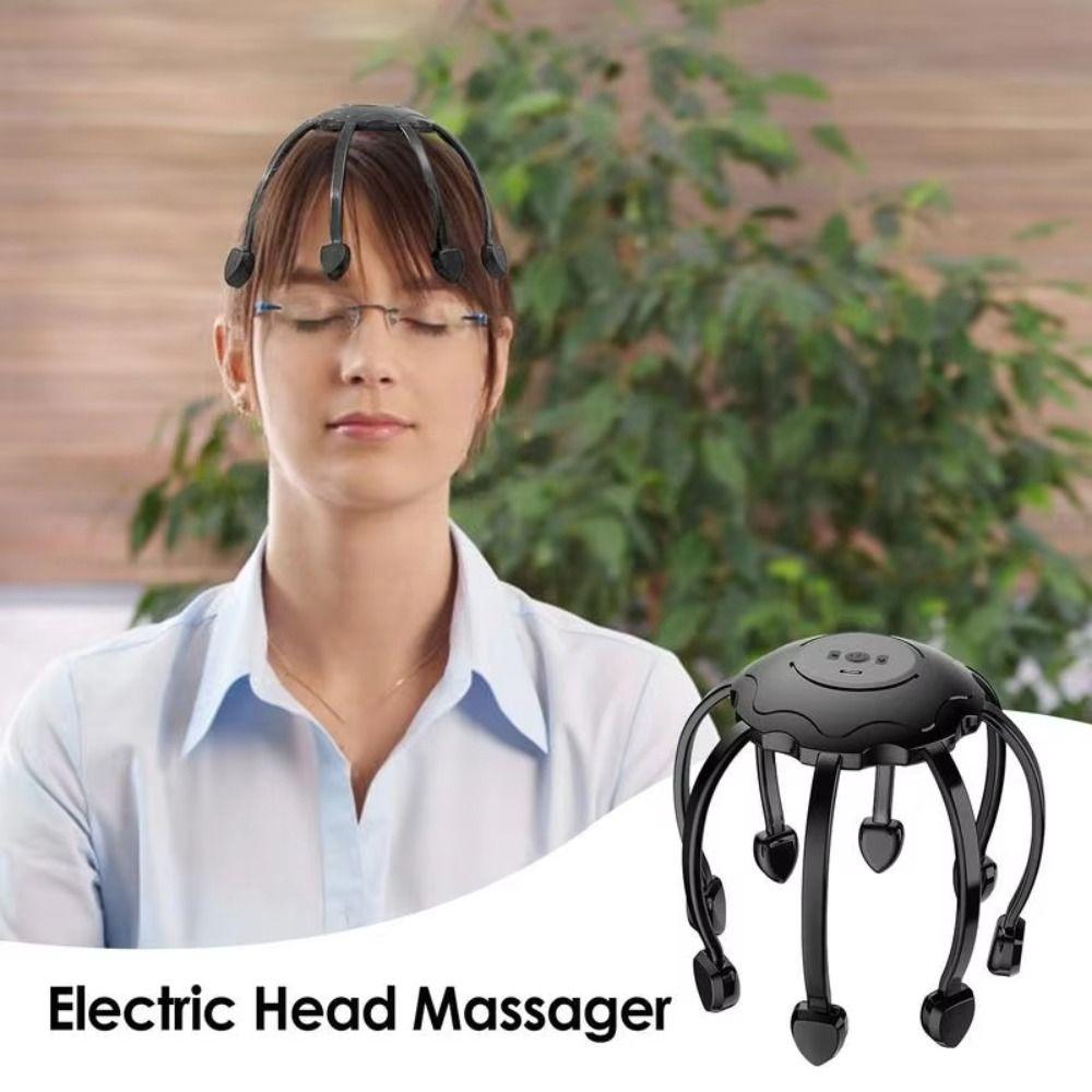 Head-mounted Octopus Head Massage  for Relief Head Fatigue Improve Sleep Relaxation