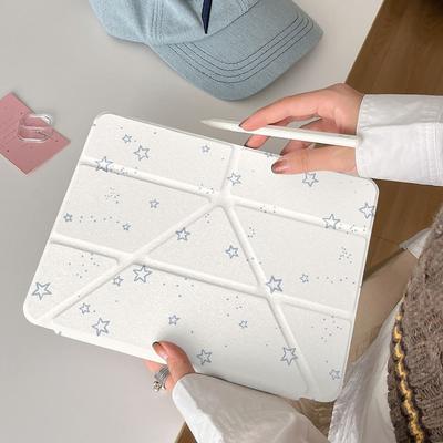 Étui de protection pour tablette Pour iPad Pro 12.9/iPad Air 13 2024/iPad Air 13 2025/iPad Mini 6 7/iPad 9.7/iPad Pro 13 11/iPad 11 10.9/iPad 10.2 Avec support pour stylet