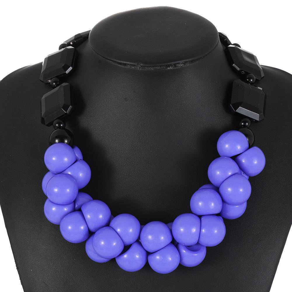 

European American Bohemian Retro Multi Layer Beaded Statement Necklace Fashion High End Ethnic Style Elegant Jewelry For Ladies