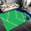 Football field and goal Print Carpet Rug for Living Room Bedroom Sofa Doormat Home Decor Non-slip Floor Mat