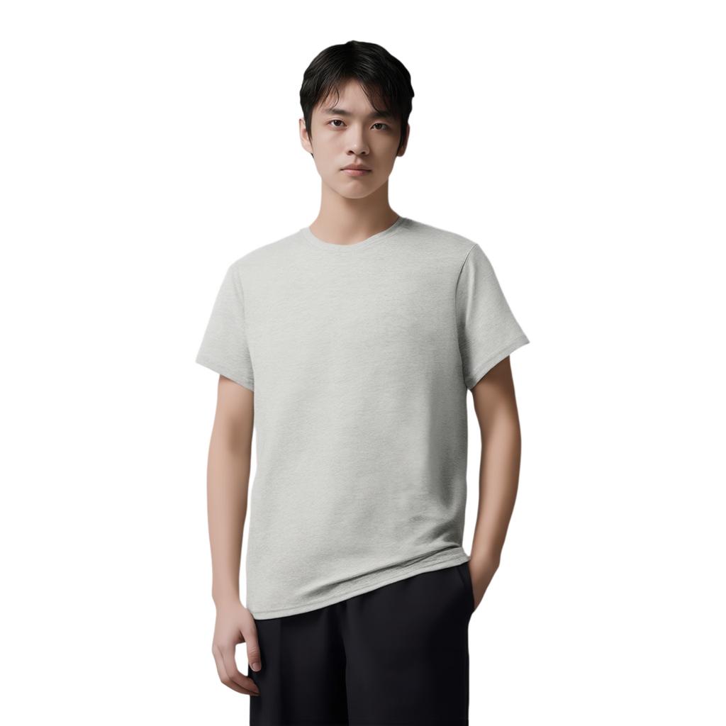 Jordan Dri-Fit Einfarbig Schnelltrocknend Rundhals Kurzarm T-Shirt Herren Oberteile Grau 743037-063