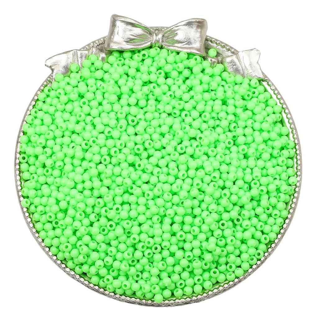 1800Pcs Acrylic Beads Solid Colored Round Loose Spacer Beads for Jewelry Making DIY Bracelets Necklace