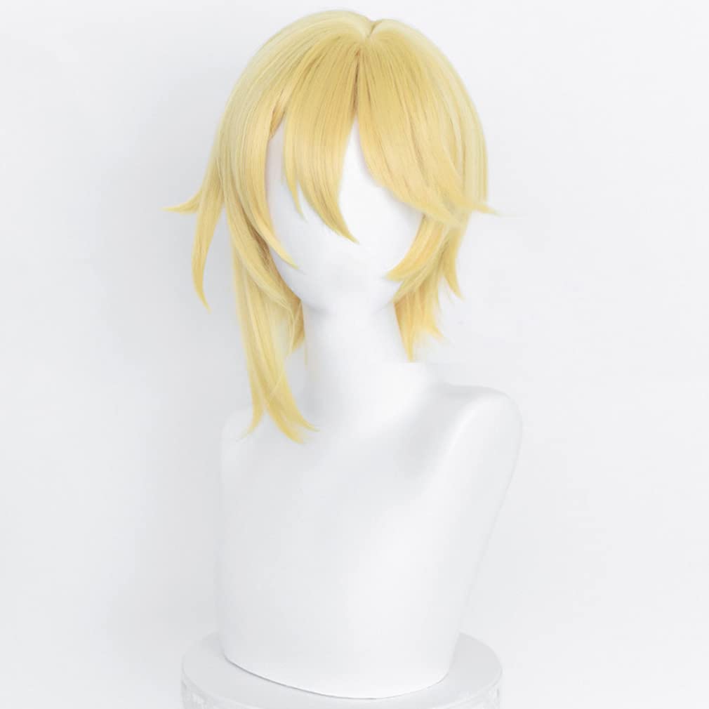 LAOBAO Cosplay Wig - Nito Nazuna - Heat Resistant, Blonde Bob Wig for Costumes, Parties, Halloween, School Festivals, Events (Nito Nazuna)