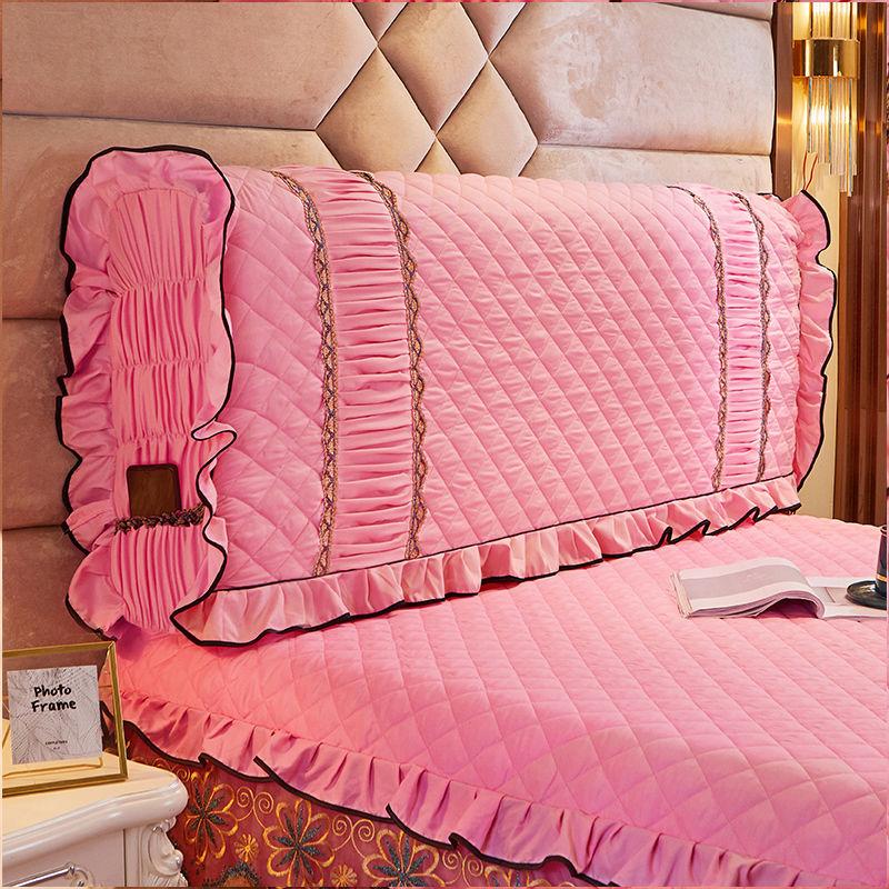 European All-inclusive Thicken Quilted Headboard Cover Soft Cotton Fabric King Queen Size Dustproof Bed Head Cover 150x70cm