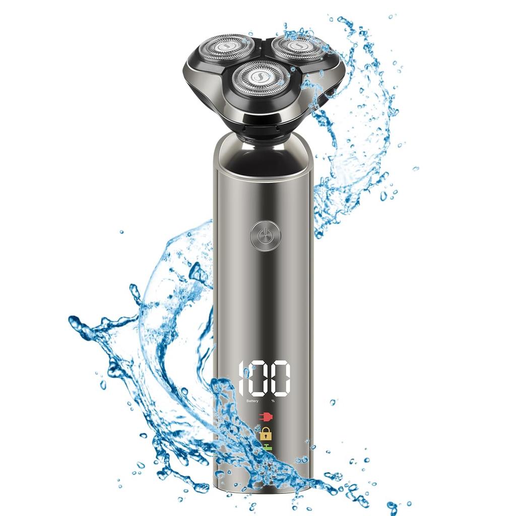 Electric Shaver New Close USB Quick Low IPX7 Suitable for Wet and Dry LED Lock International Day Gift for Boyfriend Men's [2025 Evolution] 360°