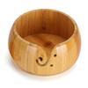 Wooden Yarn Storage Bowl Environmentally Friendly for Household Circular with Lid Crafted Box
