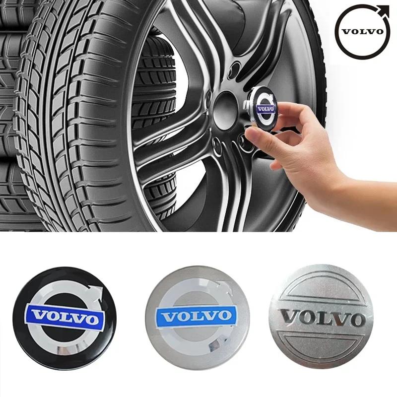 4 Pezzi Coprimozzo Centrale Ruota Auto Copertura Cerchione Pneumatico Per Volvo ES90 EC40 EX40 EM90 XC90 V90 V60 XC60 V40 S80 S60 S90 C40 XC40 V70 XC70