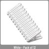 12-Piece Seamless Windproof Clothes Pegs: Durable, Sun-Proof Plastic Clips for Drying Socks and Clothes
