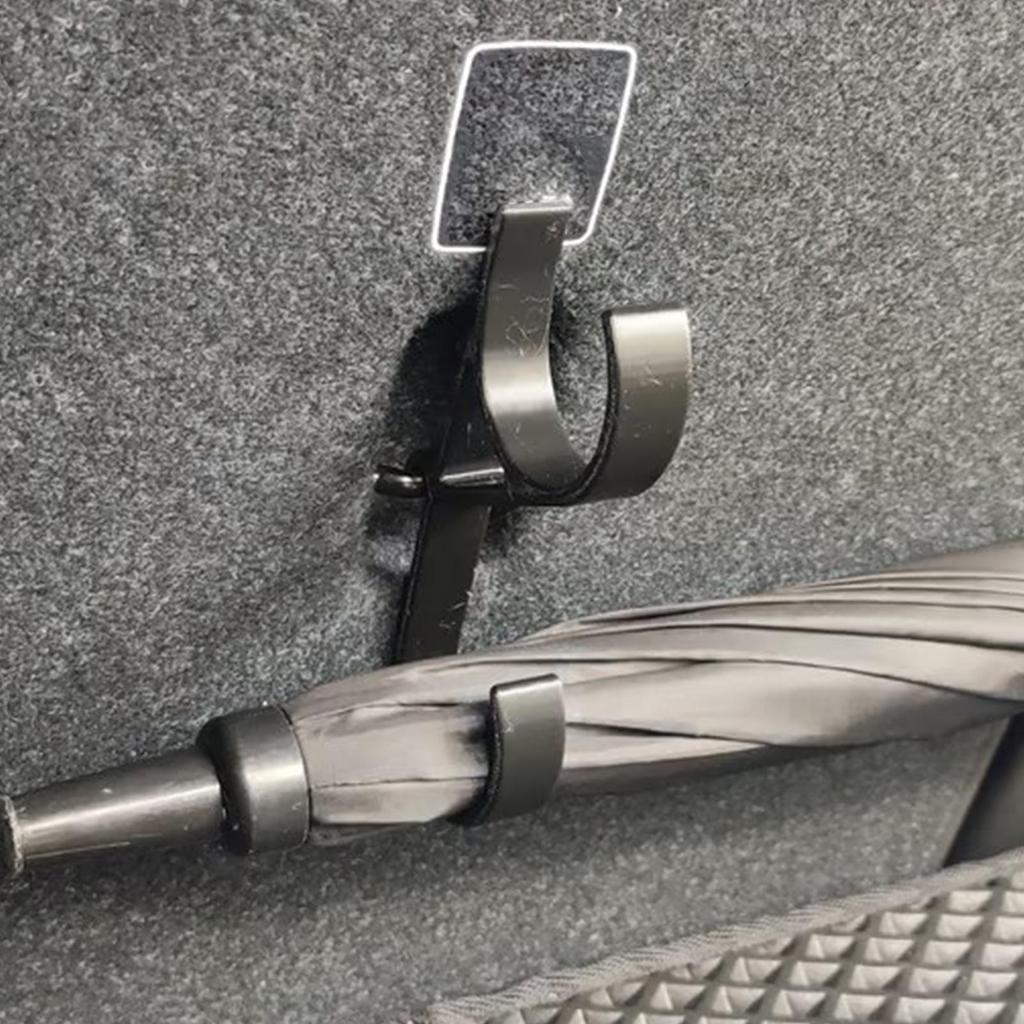 Car umbrella hook 2 Pieces Bag Holder Vehicle trunk rack Space-Saving  for Trunk Automotive SUV Truck Umbrella Handbag Grocery