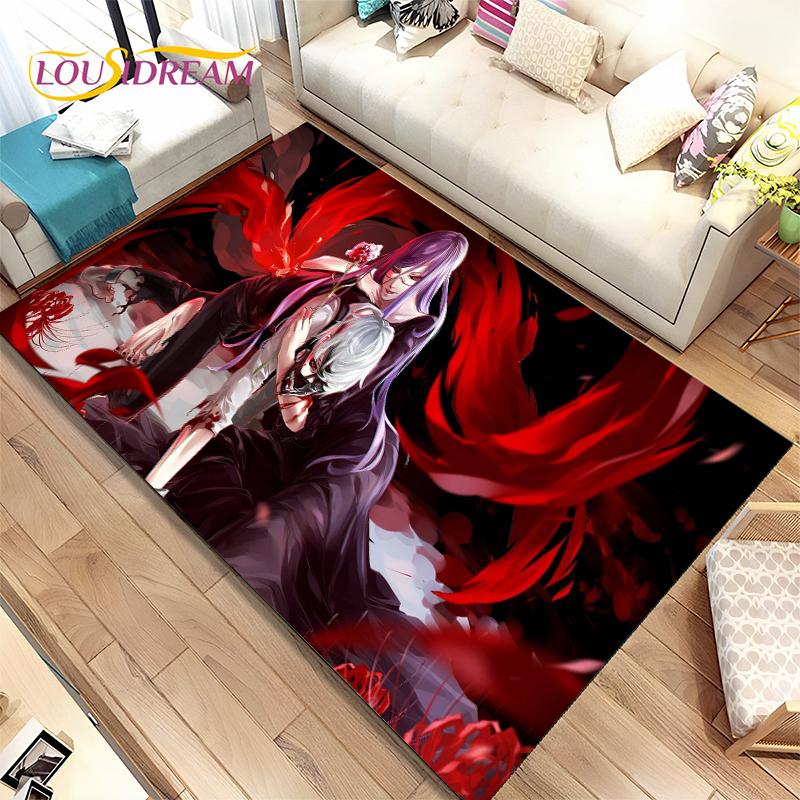 Anime Tokyo Ghoul Carpet Kitchen MatEntrance Doormat Bedroom Floor Decoration Living Room Carpet Bathroom Anti-slip Rug