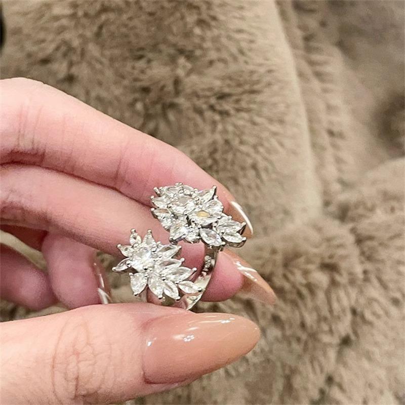 Anello Semplice Retrò Industria Pesante Argento Sterling 925 da Donna Senso di Alta Gamma Lusso Leggero Coreano Ins Vento Freddo Design di Nicchia Gioielleria