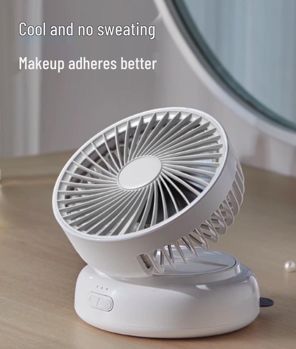 

EDON Rechargeable Desktop and Wall Mount Air Circulation Fan for Office and Kitchen No Installation