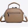 Stylish and simple portable messenger small square bag
