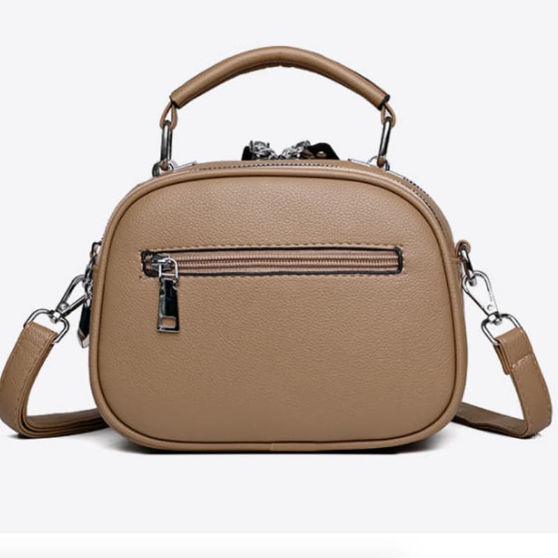 Stylish and simple portable messenger small square bag