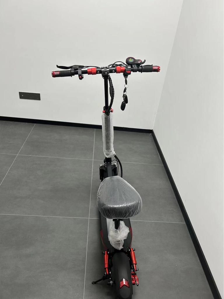 M4 Portable Foldable Electric Scooter - 10-Inch Two-Wheeled City Commuter Vehicle, Stand or Ride.