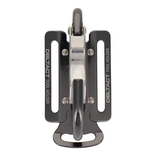 Sankyo Corporation DBLTACT Lightweight Movable Aluminum Tool Hook with Curved Gate and Claws, Gunmetal, DT-ABM-G