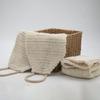 Japanese Style Natural Sisal Bath Towel Rapid Foaming Double-sided Back Scrubber Towel Lengthened Shower Towel Bathroom