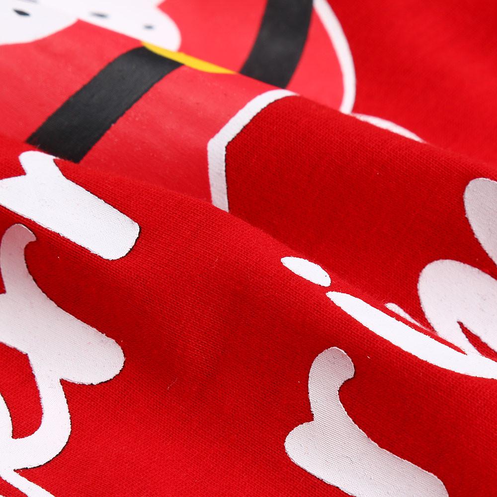 Frauen Mama Santa Claus Tops Bluse Hosen Familie Pyjamas Nachtwäsche Weihnachten Set