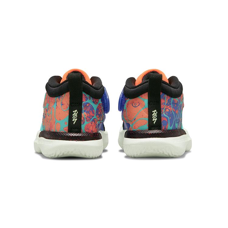 New Jordan Zion 1 Zion 1 Cushioning, Wear Resistant Mid Top Toddler Shoes Orange Green Infant And Toddler DC2023-800