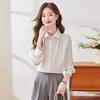 Women's Elegant Long-Sleeve Chiffon Shirt