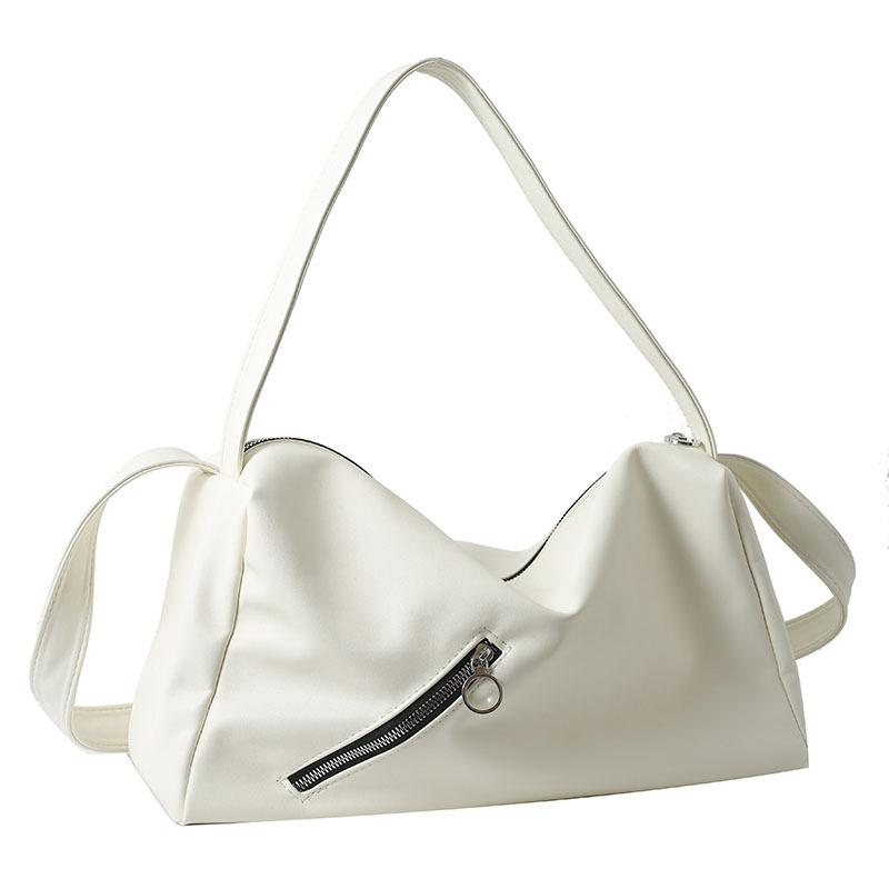 

Женская сумка кроссбоди большой вместимости, новая сумка-багет для通勤, на плечо, подмышку, осенне-зимняя текстурная модная повседневная сумка-тоут