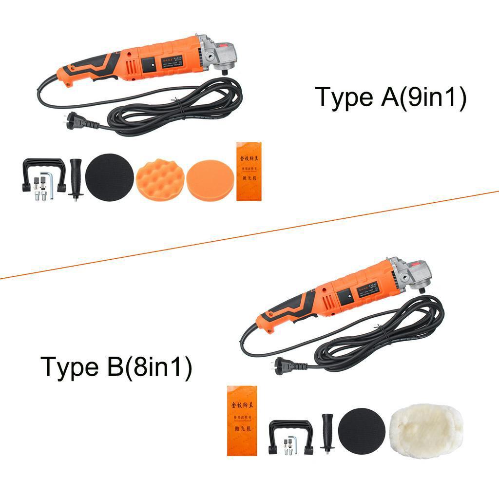 1580W 7Gear Speed Electric Floor Polisher Car Polisher Variable Speed Car Paint Care Tool Polishing Machine Sander