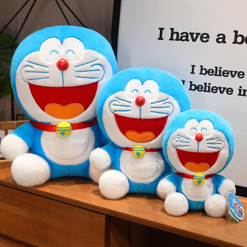 Cartoon Doraemon Kawaii Plush Toy Soft Stuffed Animal Doll Doll Anime Figures  Room Decoration Birthday Gifts for Girlfriend