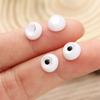 1Set 8~26Mm Accessories Half Round Transparentblack Eye Patch Acrylic Doll Eyes Sticking Mud Clay Eyeball Toy