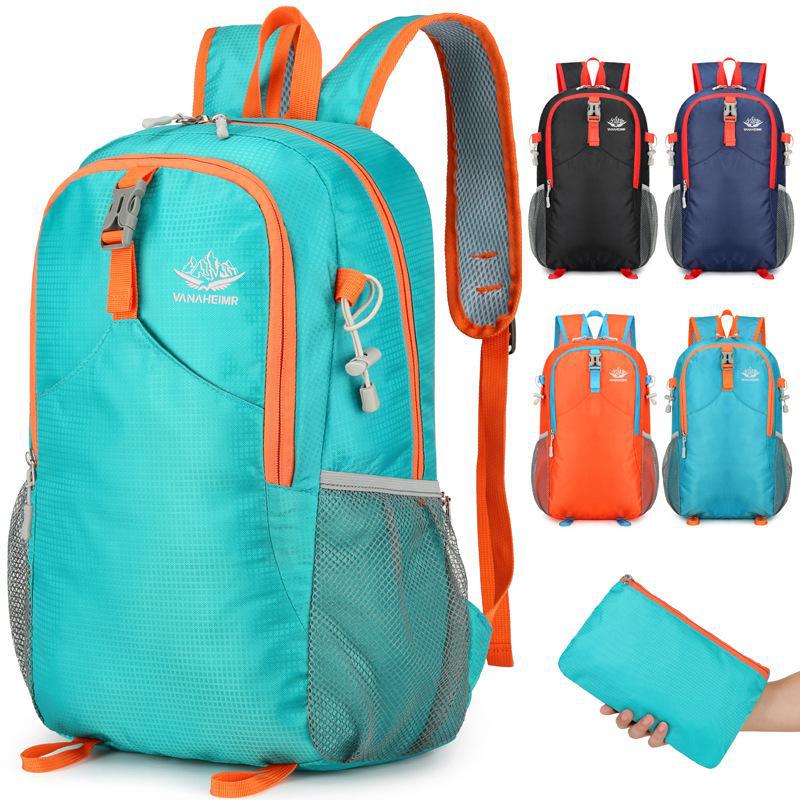 Ultra-Light Foldable Outdoor Backpack - Large Capacity for Sports, Mountaineering, and Cycling