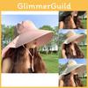 Fashionable Brim Wide Hat For Women Uv Protection Summer Lightweight Stylish And