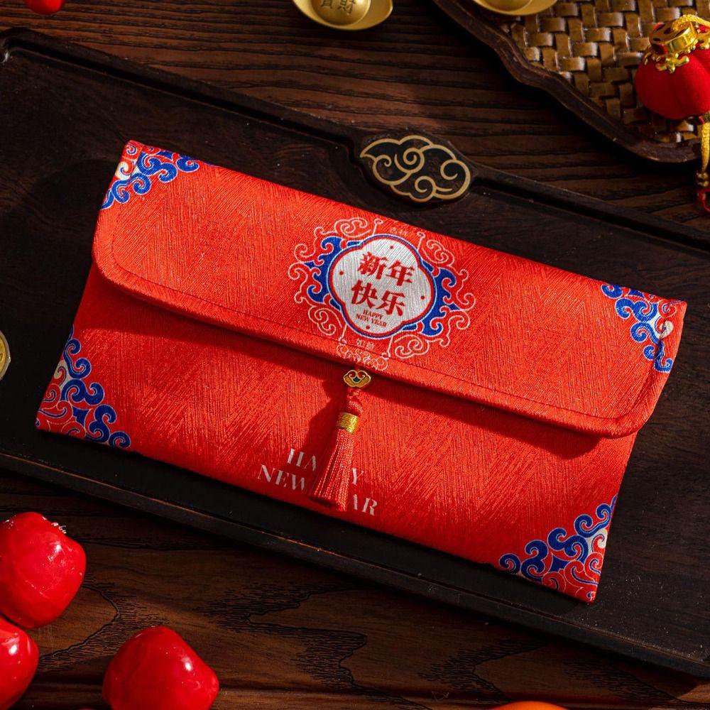 Traditional Children's Money Bag Hongbao Lucky Money Packet God of Wealth Red Pocket  Birthday