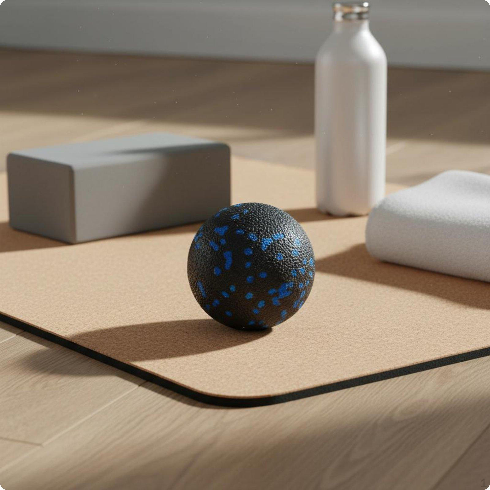 3 Pieces Peanut Massage Ball High Hardness Muscle Deep Tissue Foam Roller for 6CM Round Ball
