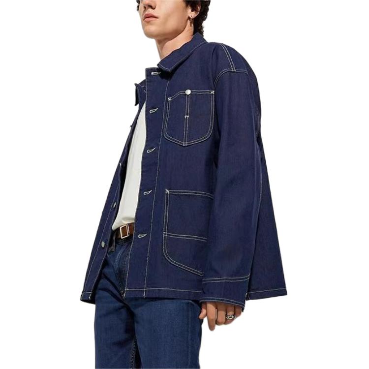 Lee Loose Fit Comfortable Workwear Casual Denim Jacket Men jackets Light-Wash LMT006240100354-898L00