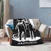 Superweiche Radiohead Rock Metal Band Überwurfdecke Premium Flanell Fleece Leichte Bettdecke Gemütliche Plüschdecken für alle Jahreszeiten