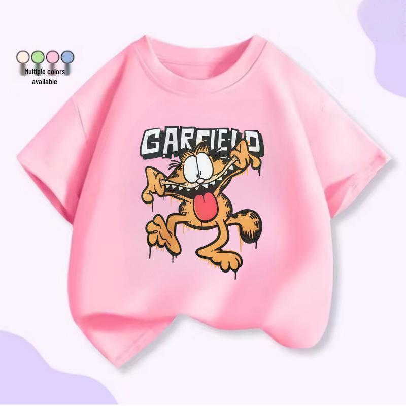 Garfield Graffiti Style Short Sleeve T-Shirt for All Ages