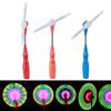 Led Magic Spinning Windmill Toy Creative Handheld Color Luminous Colorful Music Spinning Windmill Rotating Handle Child Classic