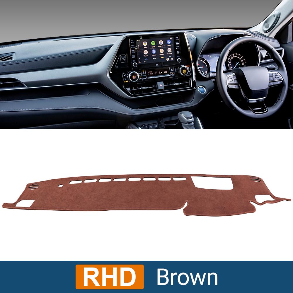 For Toyota Highlander XU70 Kluger Hybrid     2024 Car Dashboard Cover trument Desk Sun Shade Non-Slip Pad Mat