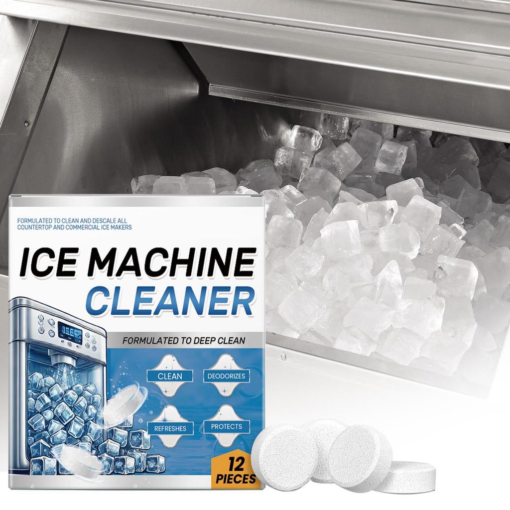 Ice Machine Cleaner Cleaning Tablets For Descaling Deodorizing Prolonging Ice Maker Lifespan Deep Clean Descale Remove