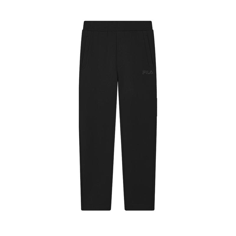 New FILA Knitted Sweatpants Men's Jet Black F11M448603FBK