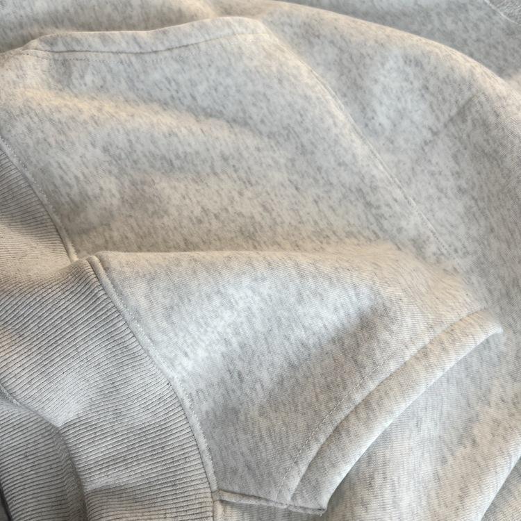 Sudaderas de Terciopelo Bordado Pesado para Mujer - Gruesas, Moda Urbana para Primavera, Otoño e Invierno. Ajuste Holgado para Parejas.