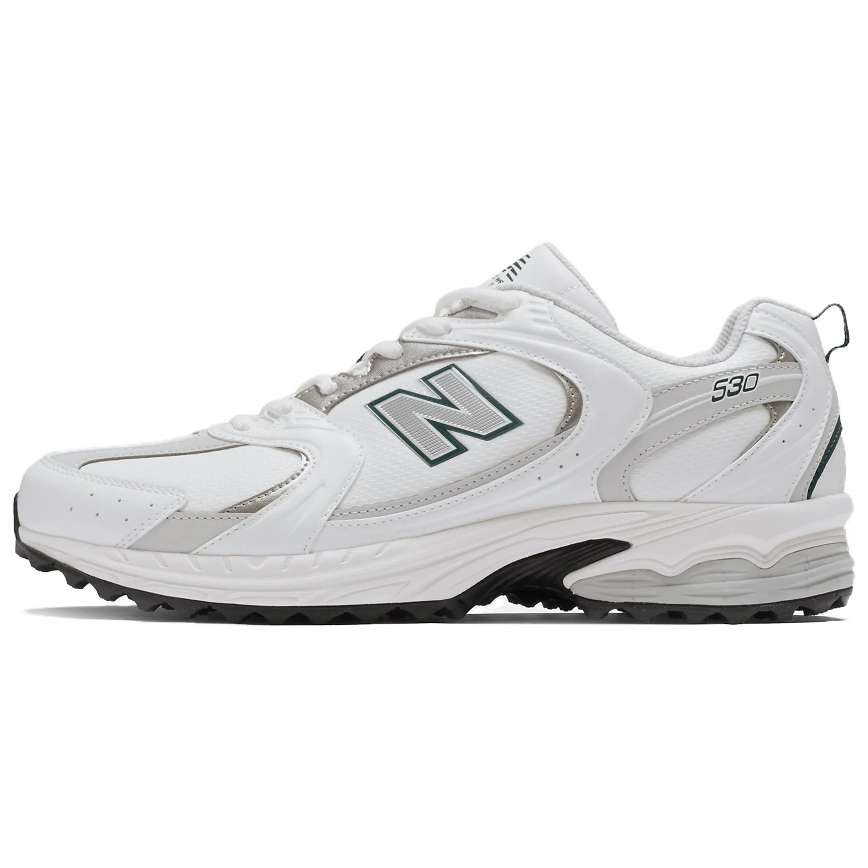 

New Balance Nb 530 V1 Lace Comfortable Shock Absorption Rebound Golf Shoes Men sneaker White Silver UGS530F 38.5