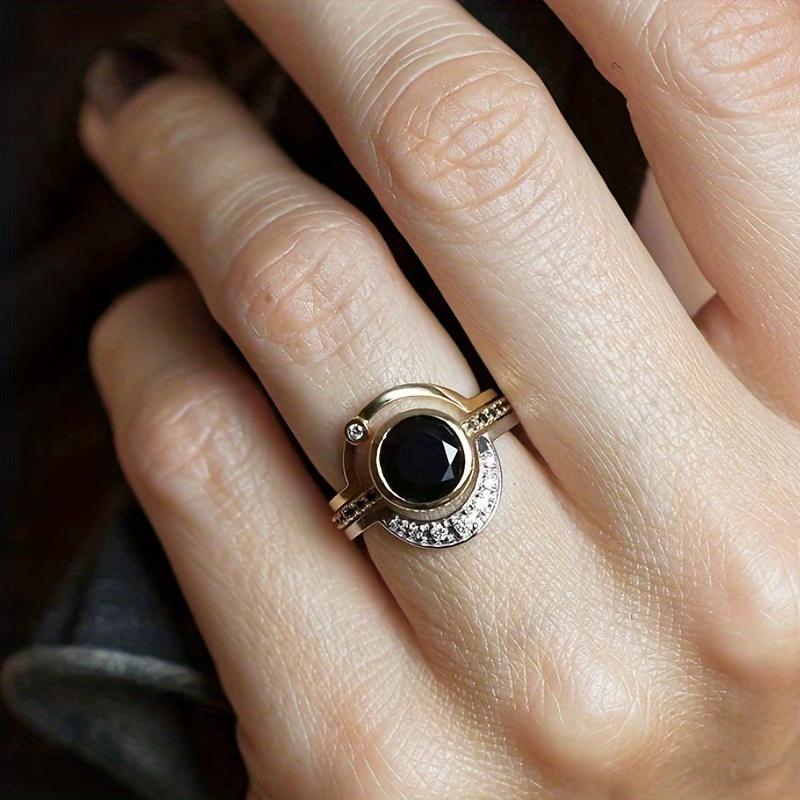 

Винтажное французское женское кольцо Искусственный циркон Придворный Высококлассный Чувство Нишевый дизайн Индивидуальность Изысканная Роскошь 10