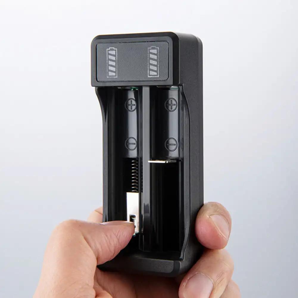 1/2/3 Slots Dual 18650 Chargers Lithium Battery Charger for 18650 14650 Charging 4.2 / 3.7 V Rechargeable Battery Chargers