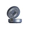 Remote-controlled USB Desktop Air Cooler with Timer and Night Light Functions Foldable 120° Automatic Rotation 3-Speed Fan
