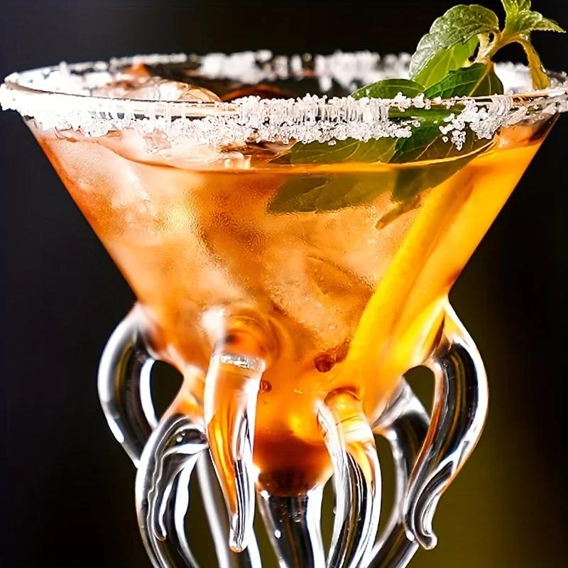 Pahar Cocktail Caracatiță Pahar Martini Meduză Instrument Creativ pentru Bar Petrecere Bar Pahar Whiskey Cadou de Crăciun Pahare de Vin