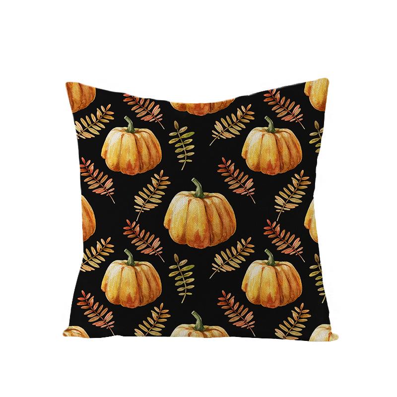 Neue Halloween Polyester Kissenbezug Zuhause Zuhause Schlafzimmer Sofa Kissen Lendenkissenbezug