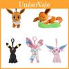 Chaveiro de Pelúcia Eevee Autêntico Para Meninas Brinquedo de Pelúcia Macio e Adorável Para Atacado
